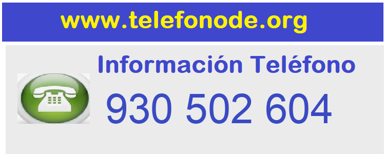 Telefono  930502604